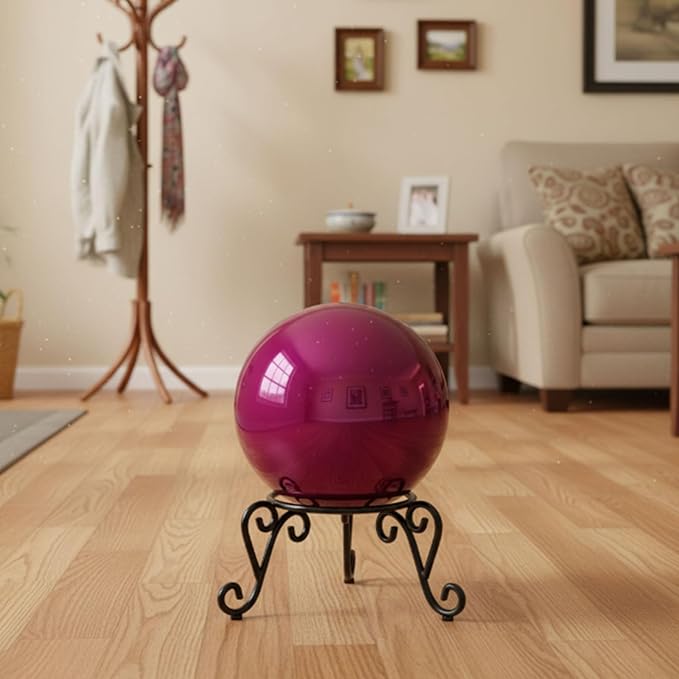 Decorative Garden Gazing Ball, Home Garden Gazing Globe Mirror Balls, Polished Stainless Steel Shiny Sphere, Ideal As a Housewarming Gift (Dia:30cm/12 inches)