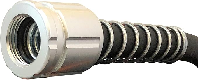 Flexon Flextreme Pro 5/8" x 50ft Performance Rubber Garden Hose – Heavy-Duty, Kink-Resistant, All-Weather Flexibility, Industrial-Grade Couplings, Durable Outdoor Watering Hose for Lawn & Garden