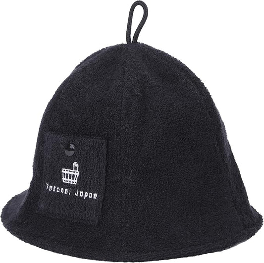 Cotton Towel Sauna Hat – Washable & Soft – Unisex Design for Men and Women