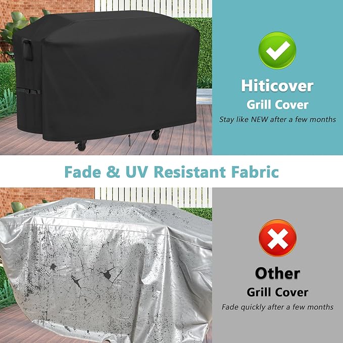 Grill Cover for Nexgrill Daytona 720-1115 2-Burner Propane Gas Grill, Waterproof Outdoor BBQ Griddle Cover - 46 x 25 x 33 Inch