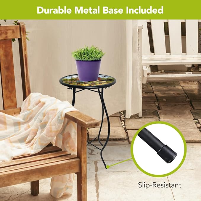 Briarwood Lane Sunflower Barn Plant Stand