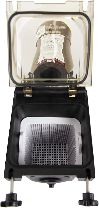 Rx Clear Ultimate Niagara 1 HP Pool Pump for Inground Swimming Pools | 56 Frame | 115/230 Volt | 11.4/5.7 Amps | Corrosion Proof | Large See-Through Strainer Cover