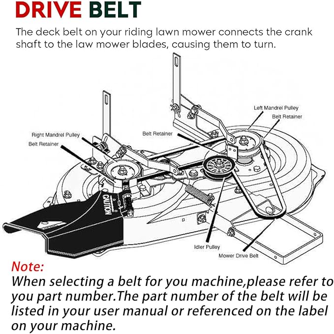 754-0367 Snowblower Drive Belt 3/8" x 34.5" for Troy-Bilt Cub Cadet MTD Craftsman White Outdoor 754-0367 75-157 Ariens Gravely 07206600 07208600 Toro 251028 Stens 265-256(2 Pcs)