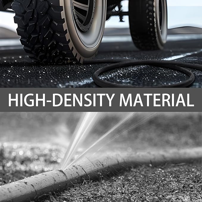 Upgraded Anti-Kink 50FT Non-Expanding Garden Hose, Flexible and Tough, Lightweight and Sturdy for Outdoor, Yard, Lawn, Car Wash, Marine, and Camper Use,and All-Season Use. U.S Standards Brass Fitting