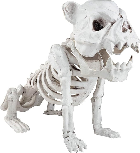 SCS Direct French Bulldog Dog Skeleton Halloween Decoration-16 Long-Weather Resistant for Indoor/Outdoor- Upgrade Your Fall Graveyard Haunted House Party Props