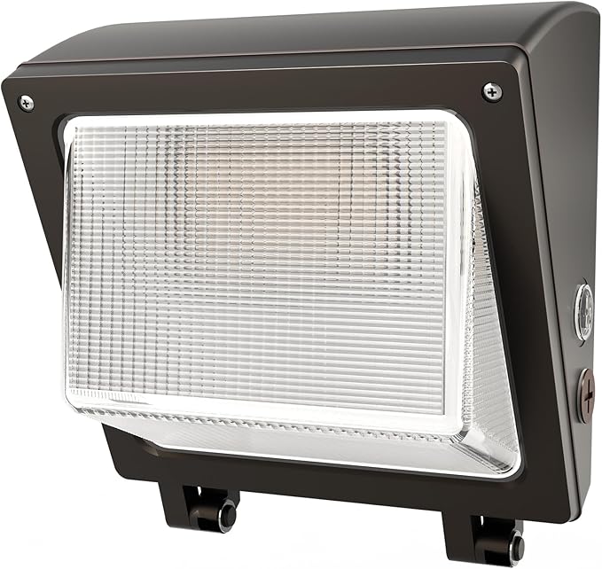 LED Wall Pack Light 75/65/50W with Dusk-to-Dawn Sensor, 11250 LM 6000/5000/4000K LED Security Flood Lighting, 120V Outdoor Wall Lights for Parking Lots|Warehouses|Factories|Yard