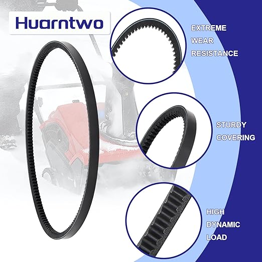 2PCS 954-04050 754-04050 Snow Thrower Auger Drive Belt for MTD(1/2" x 35")