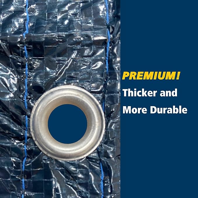 21’ ft. Premium Round Pool Winter Cover for Above Ground Pools – 10-Year Warranty, Cold and UV Resistant, Weatherproof and Durable, Winch & Cable Included