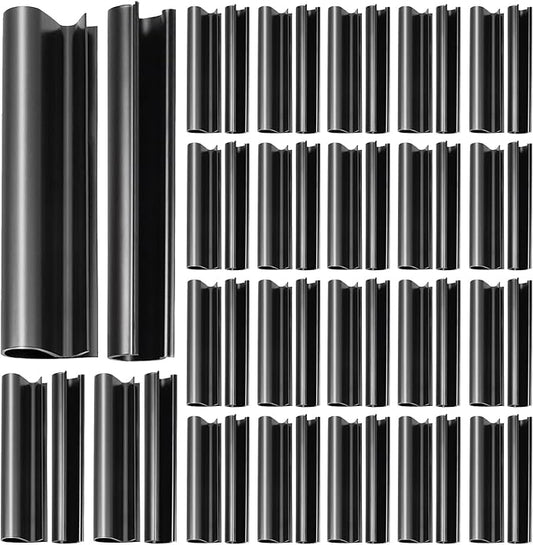72 PCS Cover Clip for Pool Securing Winter Pool Cover Clips for Above Ground Pools-2 Shapes Pool Cover Clamps 4.7 inch Wind Guard Clips Securing Cover Clip for Pool with Metal Railing