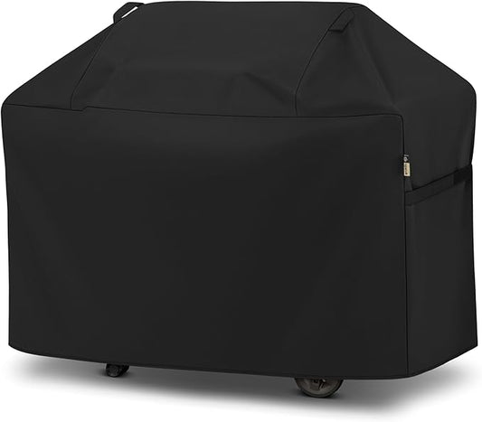 Arcedo Grill Cover 64 Inch, Waterproof Heavy Duty Gas BBQ Grill Cover with Handles, Solid and Fade Resistant Compatible with Weber Charbroil Nexgrill Napoleon