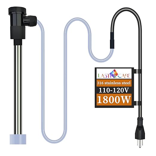 1800W Submersible Pool and Hot Tub Portable Electric Immersion Water Heater with Auto Shut Off and WiFi Timer for Bathtub, Swimming pool, Above Ground Pool, Spa, baptismal pool & Baptistry