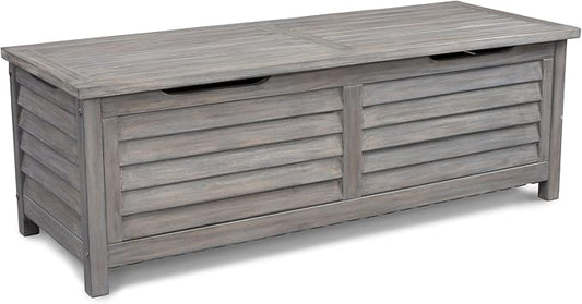 Homestyles 5664-25 Maho Deck Box, Grey
