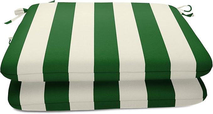 Sunbrella Patio Cushions - (2 Pack) - 20" W x 20" L x 2.5" T, Outdoor Chair Cushion with Comfort, Style & Durability Designed for Outdoor Living - Made in The USA