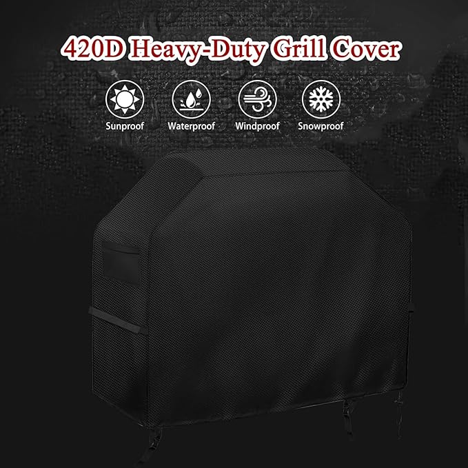 Grill Cover for Blackstone Model 2165 Pro Series 2 Burner 22 Inch Griddle, Outdoor BBQ Covers Waterproof Propane Griddle Cover Outdoor Gas Grill Cover(47" L x 24" W x 35" H)