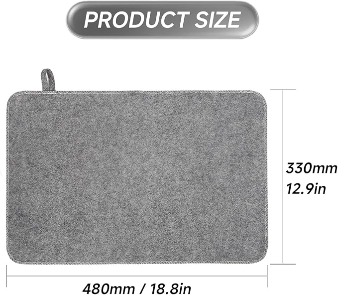 Sauna Cushion, Felt Sauna Cushion with Hanging Ring, Breathable Sauna Mat for Inside Sauna or Steam Rooms, Quick Dry Design Sauna Seat Cushion, Sauna Accessories