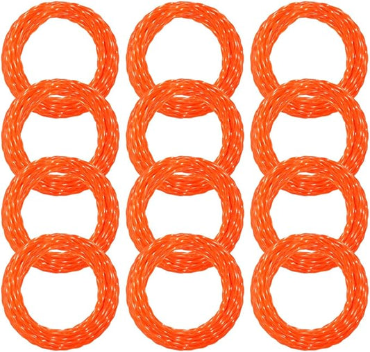 12PC 14 feet *.095" Replacemnt AL2450s Precut Line for EGO ST1502SA ST1511T ST1623T ST1611T ST1500SF ST1530 STA1500 STX3800, BCX3800 ST1502XY ST1500XY ST1504SF 15-Inch String Trimmer