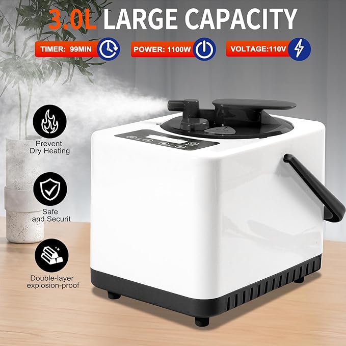 Portable Infrared Sauna for Home, One Person Steam Sauna, Full Body Sauna Tent for Relaxation,1 Person Steam Sauna Box with 660nm Red Light Therapy, 3L&1100W Sauna Steamer, Folding Chair