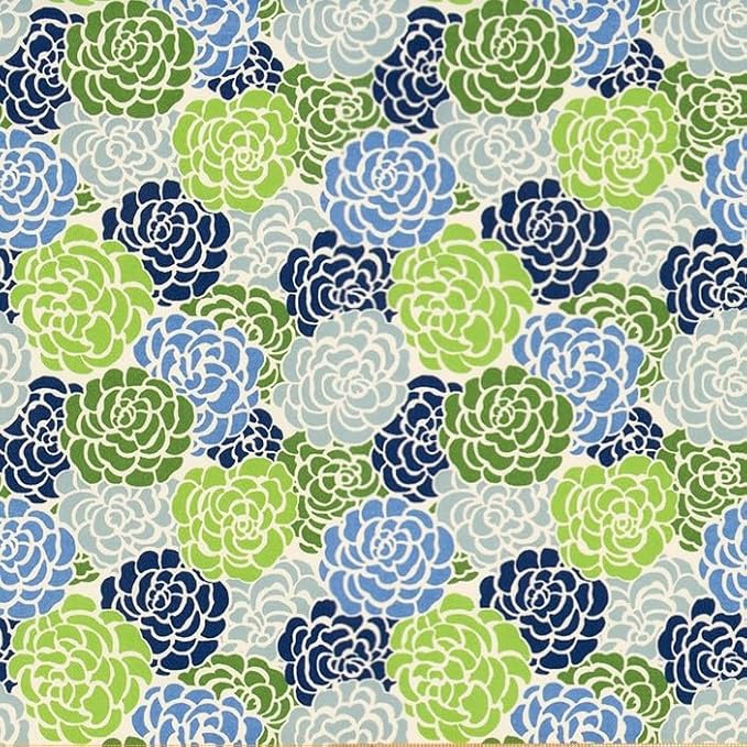 RSH DECOR: Lumbar & Square Throw Pillows Set of 4 | 20" x 12" & 17" x 17" | All-Weather Spun Fabric | Water and Fade-Resistant | Outdoor Accent Pillows for Patio Furniture | Livi Courtyard Floral