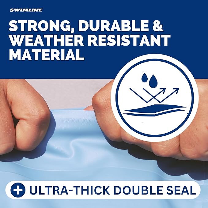 SWIMLINE HYDROTOOLS Air Pillow For Above Ground Pools Cover Winterizing | 4 x 4 ft Cushion Swimming Pool Closing Winter Kit | Cold Resistant Ice Equalizer Thick Pool Pillows Accessories | 1144 ACC44