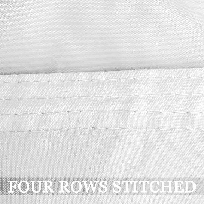 White US Army Flag 3x5 Outdoor Double Sided- 3Ply 240D 4 Rows Stitched- Military USA 1775 Army Flag UV Fade Resistant With Canvas Header & 2 Brass Grommets