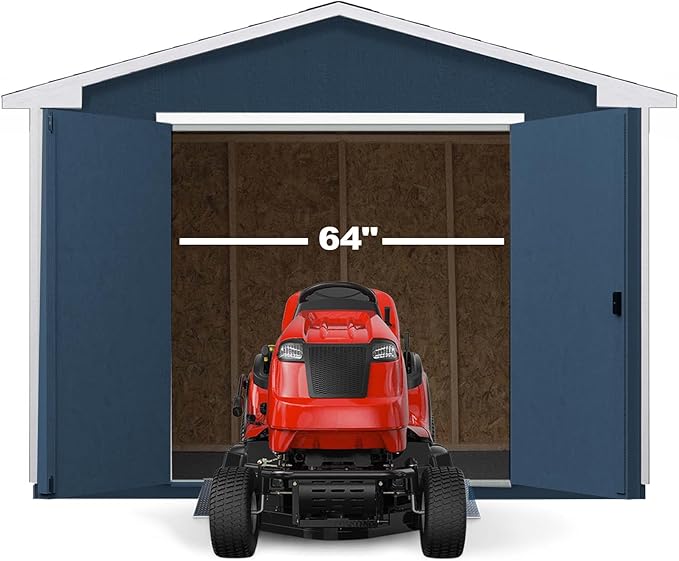 Handy Home Products Charleston Value Gable 10x10 Do-It-Yourself Wooden Storage Shed, 2x3 framing- Does not Include Floor kit or Paint