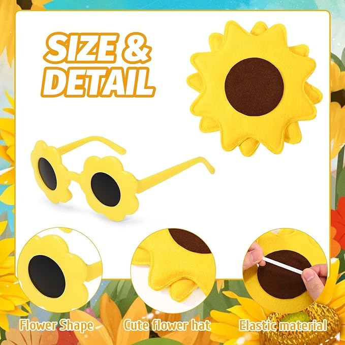 Sunflower Goose Outfit Summer Goose Outfits Cute Goose Clothes for Outdoor Garden Yard Statue Decor