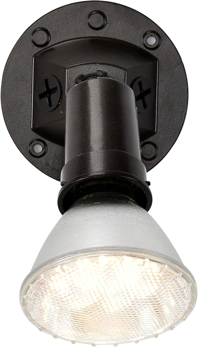 Satco SF76/521 One Light Outdoor Heavy Duty Cast Aluminum Durable Weather Proof Security Flood Light , Bronze