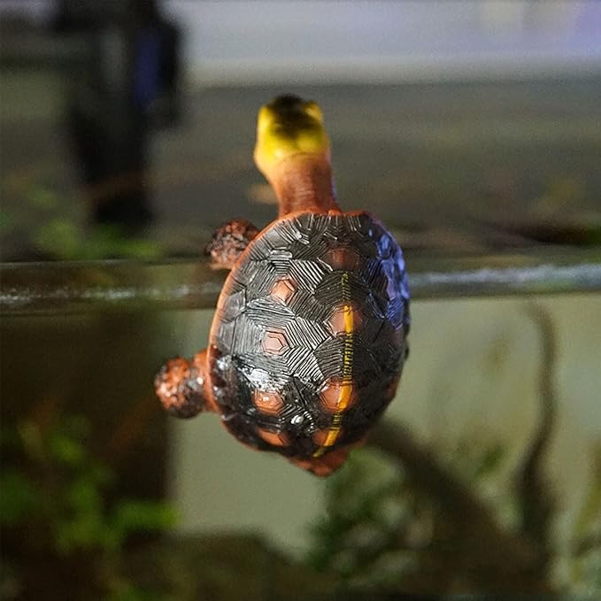 Banax Turtle Flower Pot Hanger, Resin Turtle Figurine, Cute Hanging Planter Resin Turtles, Flower Pot Decor Gift, Can Be Used As Garden Decoration Plant Decoration（Dark Brown）