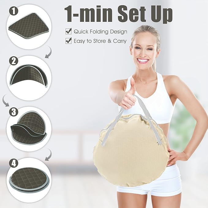 COSTWAY Portable Steam Sauna, Remote Control, 3L Steamer, Foldable Sauna Spa with 9 Temperature and 90 Mins Timer, Atomization, Personal Sauna Hat Tent for Detox Relaxation (Grey)