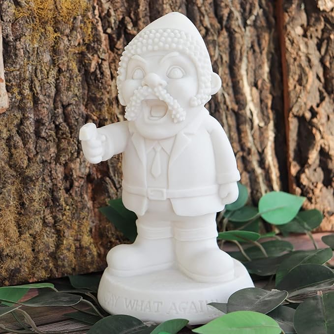 Unpainted Military Garden Gnomes, Say What Again! Funny War Gnome, DIY Paint Your Own Funny Army Gnomes, Resin Soldier Statue, Dwarf Gangster Statue, Statue for Indoor Outdoor Lawn Yard Decorations