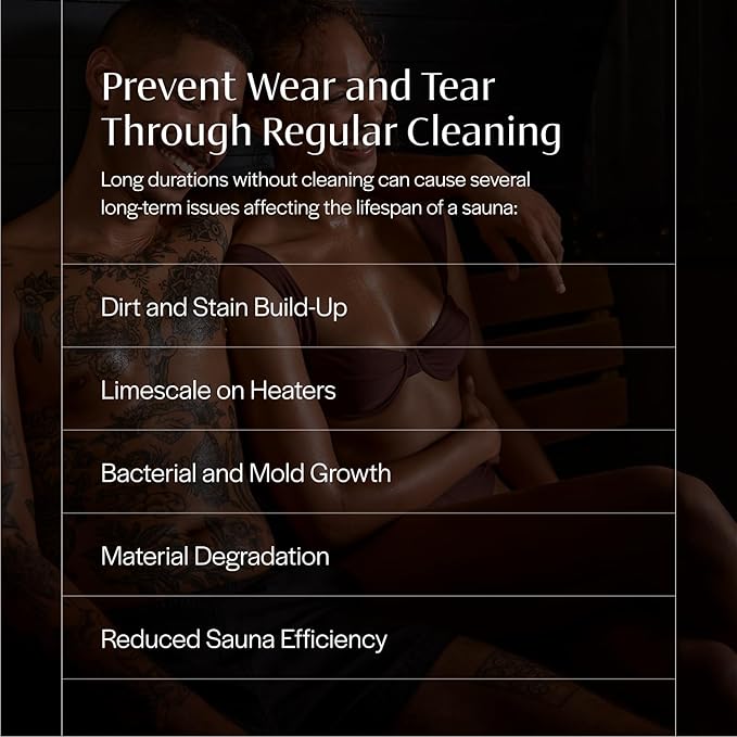 Almost Heaven Saunas Cleaner Care Kit, Includes Natural Wood Cleaner, Paraffin Oil, Gloves, Sponge & Sandpaper, Traditional or Infrared Cleaning & Protection Solutions for Indoor or Outdoor Saunas