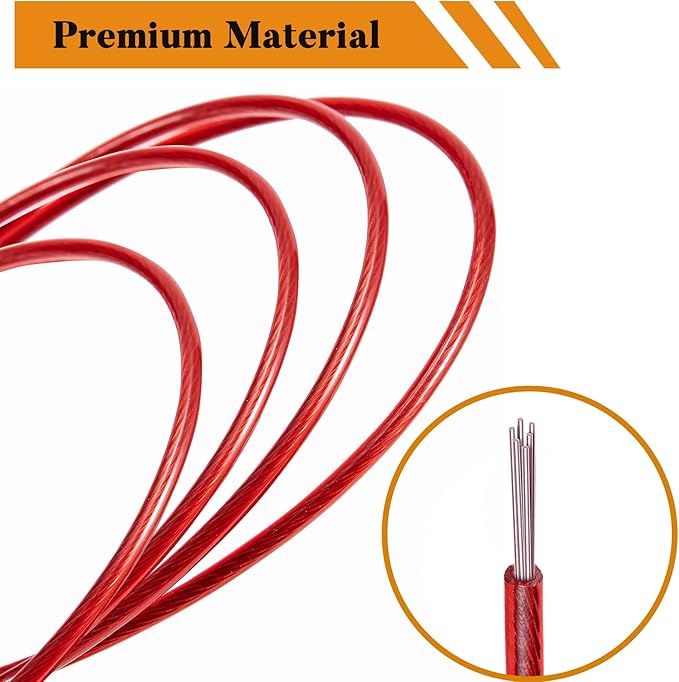 Pool Cover Cable and Winch - 100CW Heavy-Duty Pool Cover Cable and Ratchet for Securing Above Ground Swimming Pool Covers
