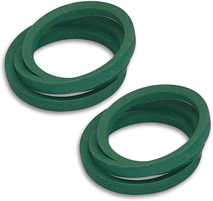 2 Pack Snow Thrower Auger Belt 72056 for Replace Ariens 07205600, 72109, 07210900 MTD 754-0104, 754-0177(1/2" X 32")