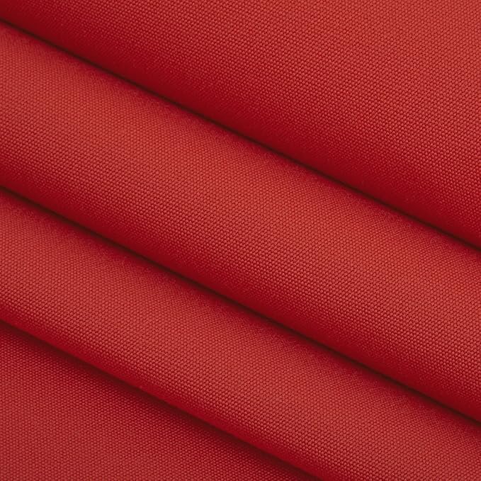 RSH DECOR: Sunbrella Square Throw Pillows Set of 4 | 17" x 17" | Water and Fade-Resistant Performance Fabric | Outdoor Pillow Covers with Down-Alternative Inserts | Canvas Jockey Red