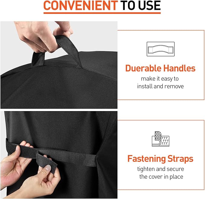 Arcedo Griddle Cover Compatible with Blackstone 36 Inch ProSeries, 70 inch Grill Shield for Cooking Station with Hood, Weather Resistant Outdoor Heavy Duty Waterproof Flat Top Gas Grill Cover, Black