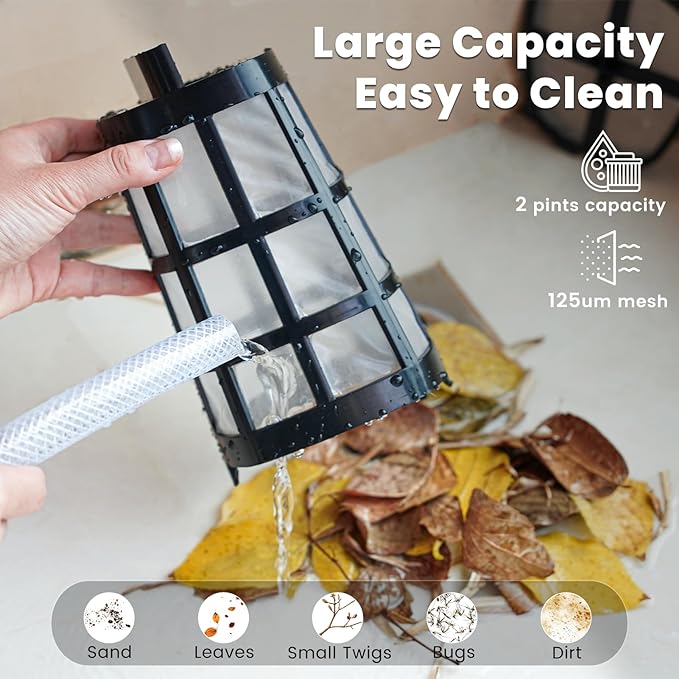 Cordless Pool Vacuum, Rechargeable Handheld Pool Vacuum Cleaner for Above Ground Pools, Fast Charging, Long Runtime, Ideal for Sand and Debris