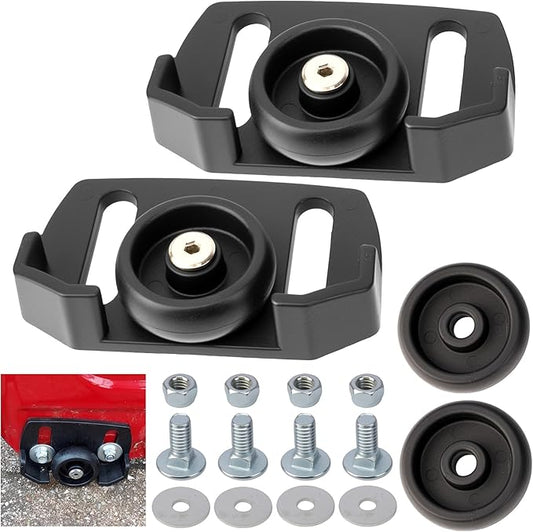 2 pack 490-241-0038 Snow Blower Rolling Skid Shoes for Craftsman MTD, Arnold Troy-Bilt Cub Cadet Yard-Man Ariens, Fits Most 2-Stage and 3-Stage Snow Thrower Snowblowers