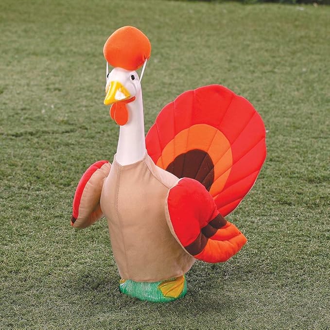 Gaggleville Turkey Goose Outfit, Fits Large 23" H Statue, by Fox Valley Traders