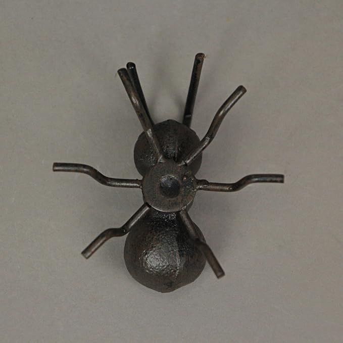 Set of 6 Cast Iron Ant Sculptures Home Garden Decor Metal Outdoor Statue Yard Art