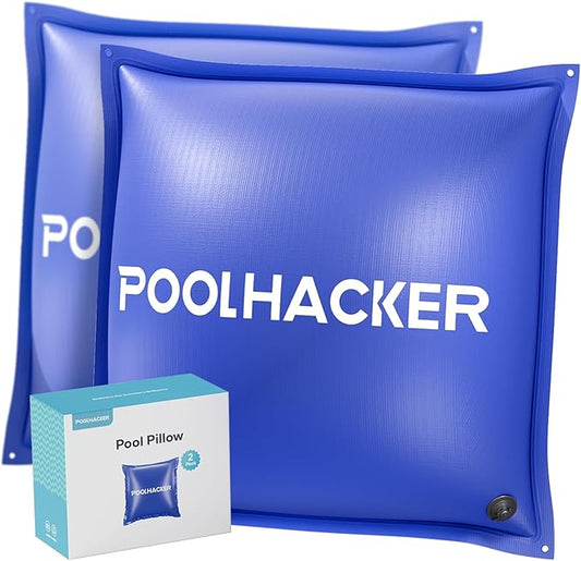 Pool Pillows for Above Ground Pools, Winterizing Ice Equalizer 0.5mm Ultra Thick Pool Cover Air Pillow for Winter, Pool Closing Kit for Above-Ground Swimming Pool (Glacier Blue, 4x4 2p)