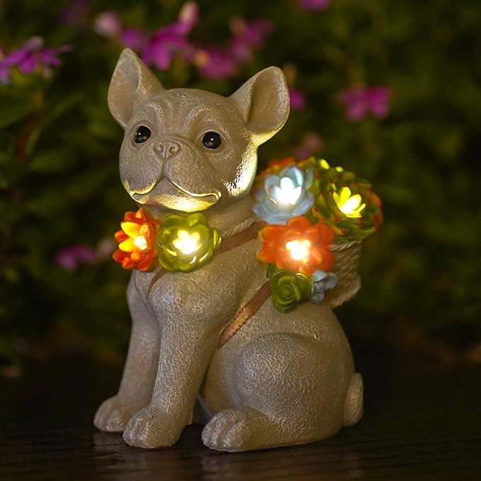 Qeeman Garden Outdoor Decor Statues: Figurine Decorations Ornaments Patio Art Balcony - Birthday Gifts for mom Grandma Women