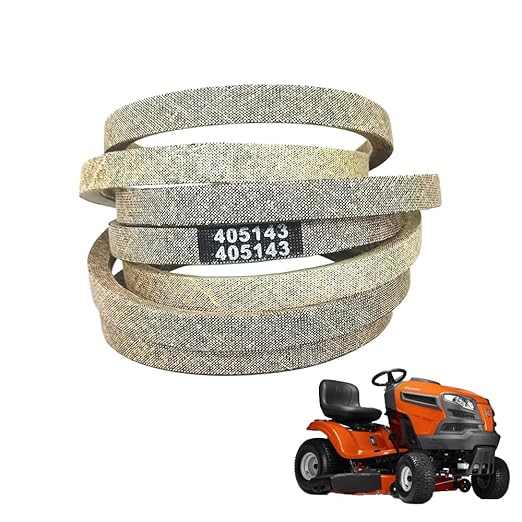 405143 1/2" W x 105.5" L Mower Deck Belt for Jonsered Husqvarna Craftsman Poulan Dixon AYP Compatible with Part Numbers 532405143 21546607 584453101 46inch YTH22V46, YTH22V46XLS PP22VH46