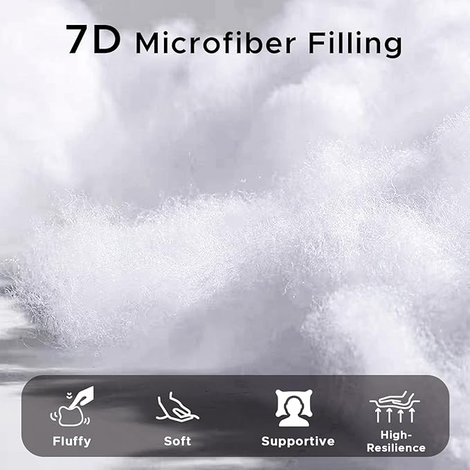 22 x 22 Outdoor Pillow Insert Set of 4 Large Square Patio Furniture Pillows for Porch Couch Fall Throw Pillow Inserts Premium Decorative Stuffer Pillows Waterproof White Sofa Cushion