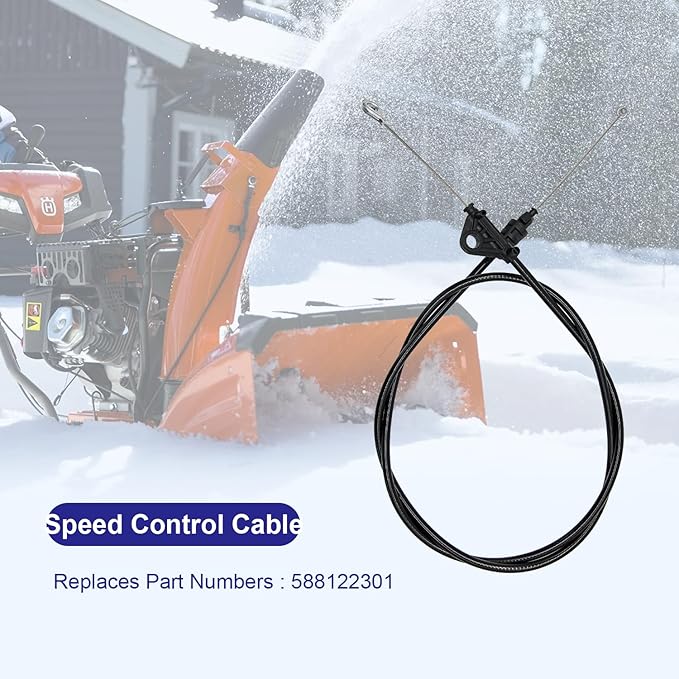 588122301 Speed Control Cable for Husqvarna Snow Blower ST224 ST227P ST230P