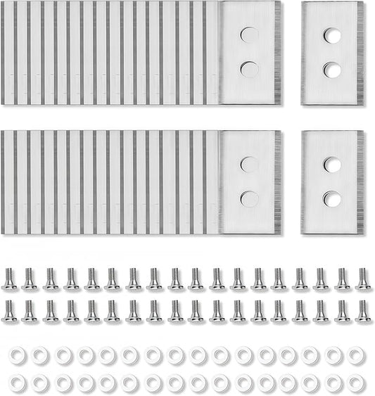 36Pcs Replacement Blades with Screws & Washers Fit for Mammotion Luba & Yuka Robotic Lawn Mowers All Series, Durable Stainless Steel Mower Blades Kit for Efficient Grass Cutting