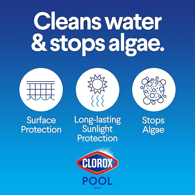 Clorox Pool&Spa XTRABLUE 3” Chlorinating Tablets, Individually Wrapped, Kills Bacteria & Stops Algae (5 LB)