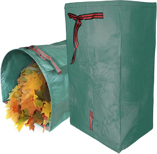 2 Pack Yard Waste Bags, 72 Gallon Yard Garden Bags for Leaves Lawn and Leaf Bags, Reusable Yard Garden Bags for Leaves Lawn Trash (270L)
