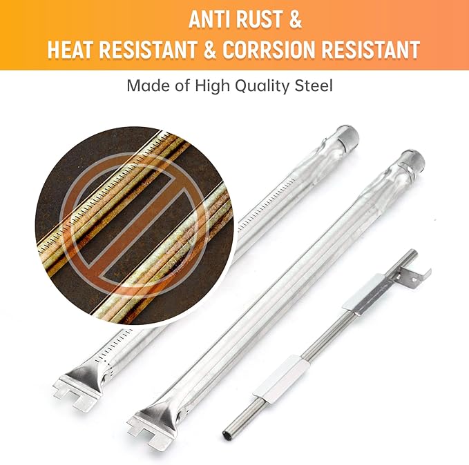 Spirit E-210 Grill Replacement Parts for Weber Spirit E-210 Grill Replacement Parts Spirit I & II 200 Series GS4 E210 S210 E220 Grill Parts, 7635 Flavorizer Bars 69785 Grill Burner, Porcelain Steel