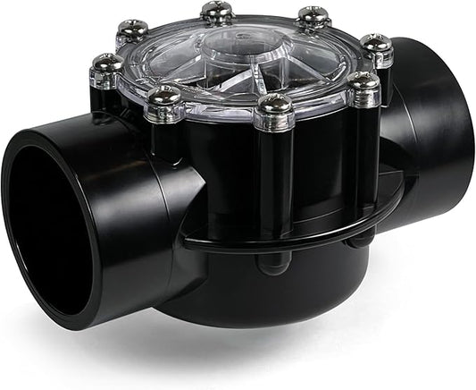 FibroPool Swimming Pool Check Valve - 1 1/2 Inch - Positive Seal & Non Lube Replacement Valve for Pools and Spas
