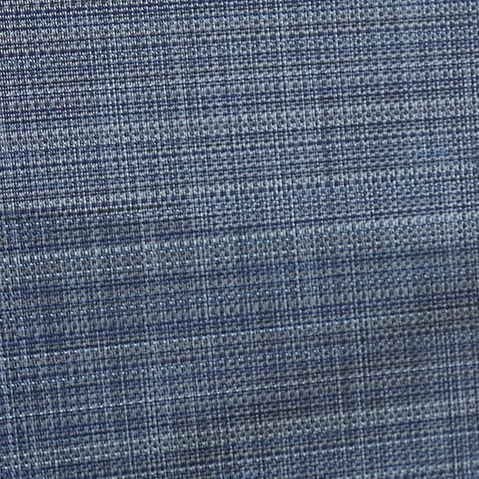 Patio Chairs Set of 4, Outdoor Dining Chairs with Breathable Textilene Fabric, Stackable Patio Chairs for Lawn, Garden, Backyard, Poolside, Dark Blue